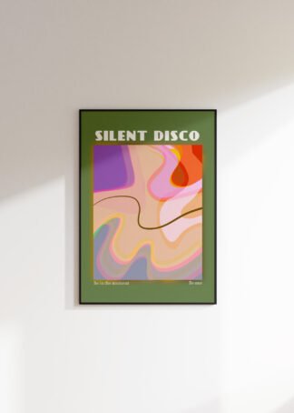 Silent Disco Green Print